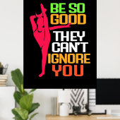 Gymnastik ist so gut poster (Heimbüro)