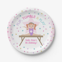 Gymnastik Jump Party Red Hair Geburtstagsparty