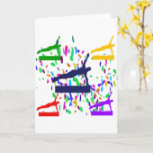 GYMNASTIK KARTE (Gelbe Blume)