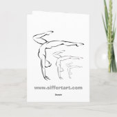 Gymnastik Karte (Rückseite)