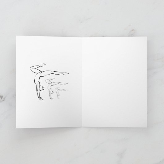 Gymnastik Karte (Innenseite)