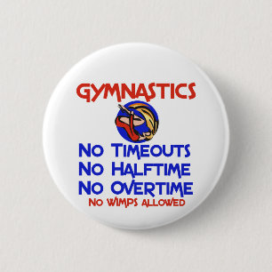 Gymnastik keine Wimps Button