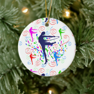 Gymnastik Keramik Ornament