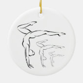 Gymnastik Keramikornament (Hinten)