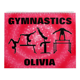Gymnastik Kirchen Sparkle Swirl Kalender