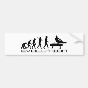 Gymnastik-Knauf-Pferdesport-Evolutions-Kunst Autoaufkleber