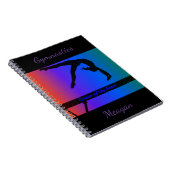 Gymnastik "Königin des Strahls" Notebook Notizblock (Rechte Seite)