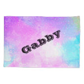 Gymnastik Kreuzworträtsel Hologramm Pillowcase mit Kissenbezug (Rückseite)