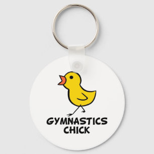 Gymnastik-Küken-Schlüsselanhänger Schlüsselanhänger