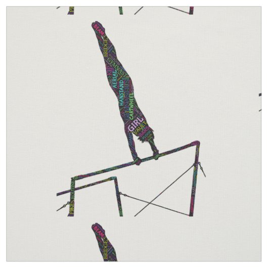 Gymnastik Kunst im Tessin Stoff (Muster)