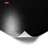 Gymnastik Leap Pink Glitzer Fotodruck (Ecke)