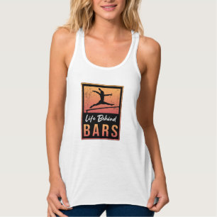 Gymnastik Leben hinter Bars Acrobat Retro Gymnast Tank Top