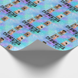 Gymnastik Leben Pastell Personalisierter Name & 4 Geschenkpapier