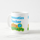 Gymnastik-Lehrer-Extraordinaire Geschenk-Idee Kaffeetasse (Vorderseite Links)