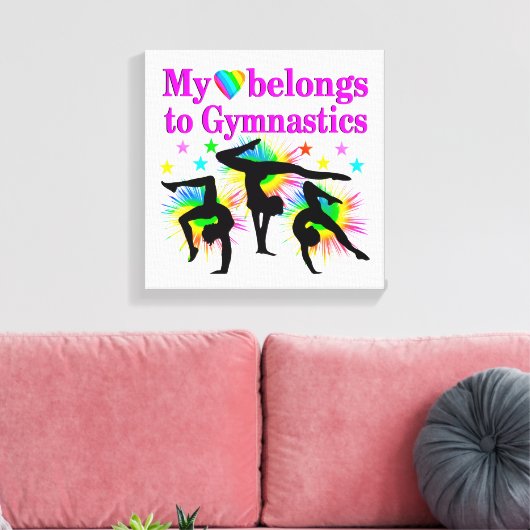 GYMNASTIK LEINWANDDRUCK (Insitu (Wohnzimmer))