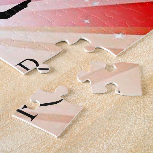 Gymnastik leuchtet Rätsel mit personalisiertem Nam Puzzle (Seite)