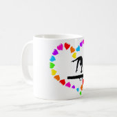 Gymnastik Liebe Tasse (Vorderseite Links)