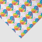 Gymnastik - Liebe zu Bella Seidenpapier (Ausschnitt)