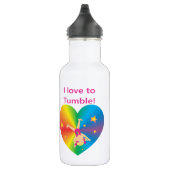 Gymnastik - Liebe zu Bella Trinkflasche (Rechts)