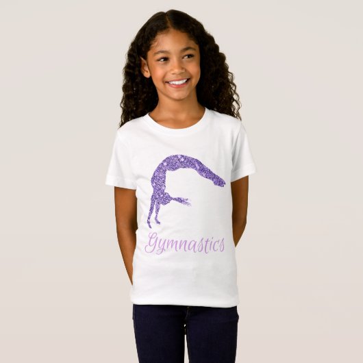 Gymnastik Lila Lilac Shimmer T - Shirt (Vorne ganz)