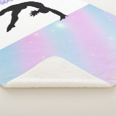 Gymnastik Lila Lilac und Baby Blue Pastel Sherpadecke (3/4)
