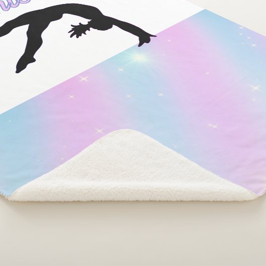 Gymnastik Lila Lilac und Baby Blue Pastel Sherpadecke (3/4)