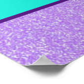 Gymnastik Lila / Türkisches Poster (Ecke)