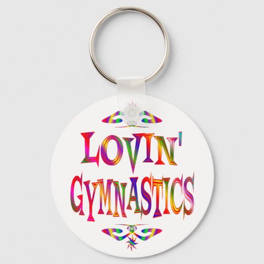 Gymnastik Lover Schlüsselanhänger (Vorderseite)