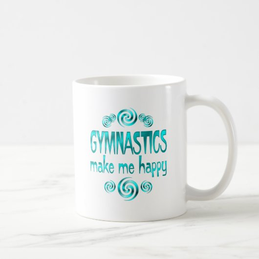 Gymnastik machen mich glücklich kaffeetasse (Rechts)
