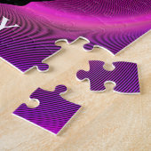 Gymnastik Mädchen Rätsel mit dem Namen des Kindes. Puzzle (Seite)