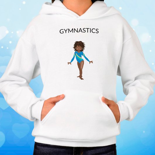 Gymnastik Mädchenpullover mit Gymnast Hoodie