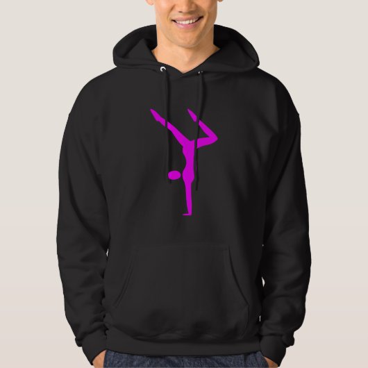 Gymnastik - Magenta Hoodie (Vorderseite)