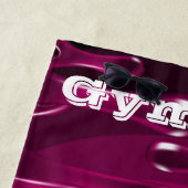 Gymnastik Magenta Strandtuch (Beispiel)