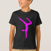 Gymnastik - Magenta T-Shirt (Vorderseite)