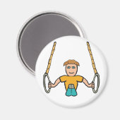 Gymnastik Magnet (Vorderseite/Rückseite)