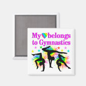 GYMNASTIK MAGNET (Vorderseite/Rückseite)