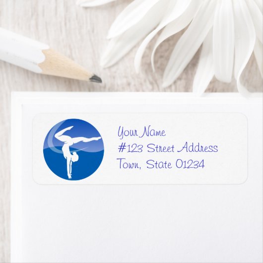 Gymnastik Mailing Labels (Insitu)