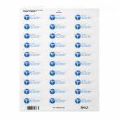 Gymnastik Mailing Labels (Vorne)