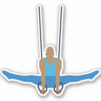 Gymnastik Male Gymnast Rings
