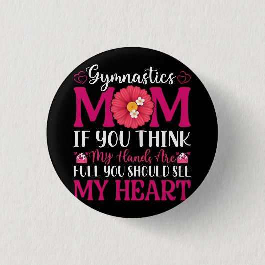 Gymnastik Mama Button (Vorderseite)