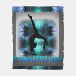 "Gymnastik Mama" Fleecedecke. Fleecedecke
