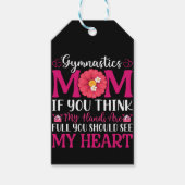 Gymnastik Mama Geschenkanhänger (Vorderseite)