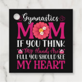 Gymnastik Mama Geschenkanhänger (Vorderseite)