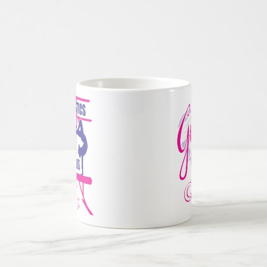 Gymnastik Mama Kaffeetasse (Mittel)