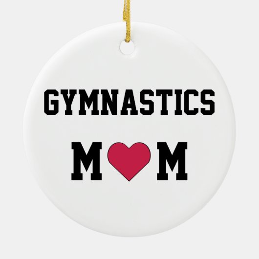 Gymnastik-Mama Keramikornament (Hinten)