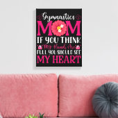 Gymnastik Mama Leinwanddruck (Insitu (Wohnzimmer))