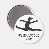 Gymnastik Mama Magnet (Vorderseite/Rückseite)
