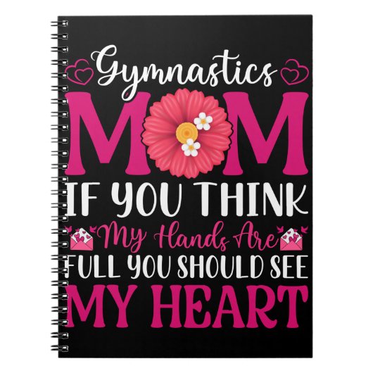 Gymnastik Mama Notizblock (Vorderseite)
