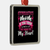 Gymnastik Mama Ornament Aus Metall (Rechts)