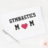 Gymnastik Mama Rechteckiger Aufkleber (Umschlag)